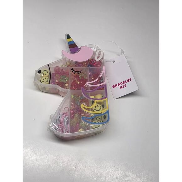 DIY Bracelets Bead Kit Colorful Beads, Emoji, Charms, Stretch Cord, New - Picture 4 of 4